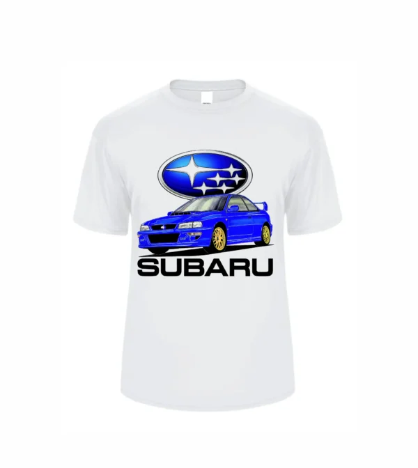 Remeras  100%  Algodón  Marcas de Autos Subaru