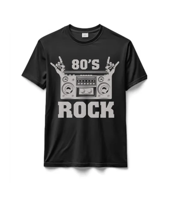 Remeras 100% Algodón Rock de los 80