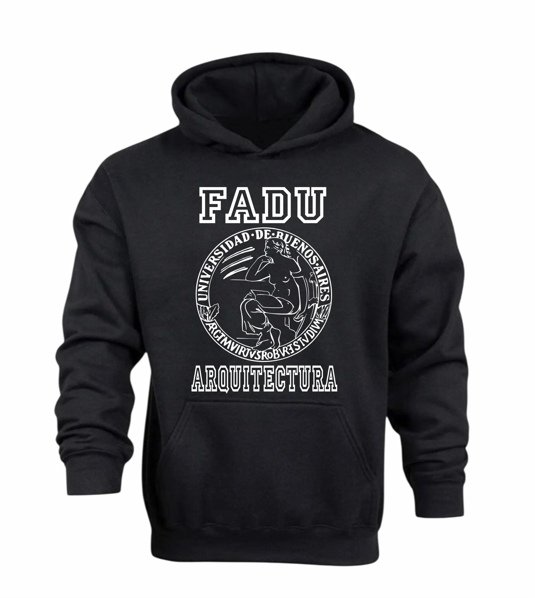 Buzo Canguro en Algodón Frisado Universidades Fadu Arquitectura Uba