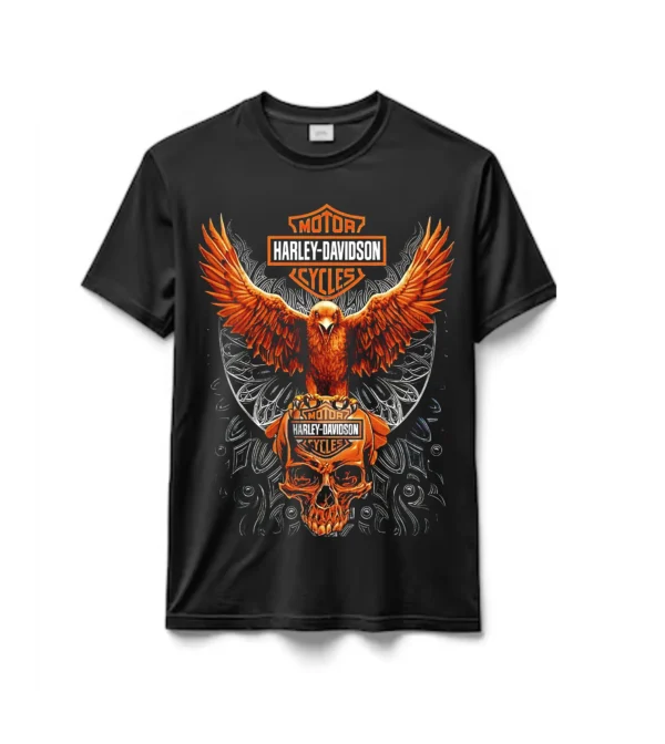 Remeras 100% Algodón Harley Davison Motos