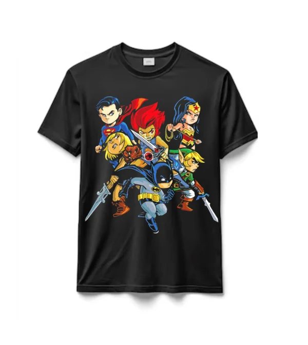 Remeras 100% Algodón Tematica Superhéroes