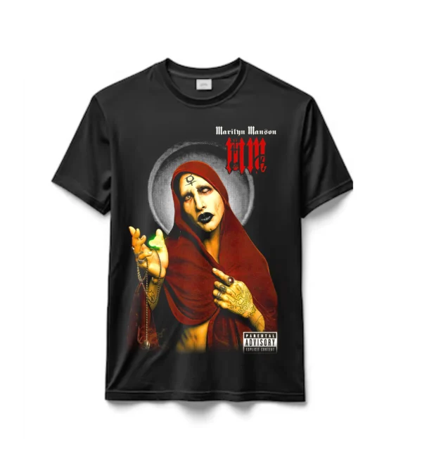 Remeras 100% Algodón Bandas Marily Manson
