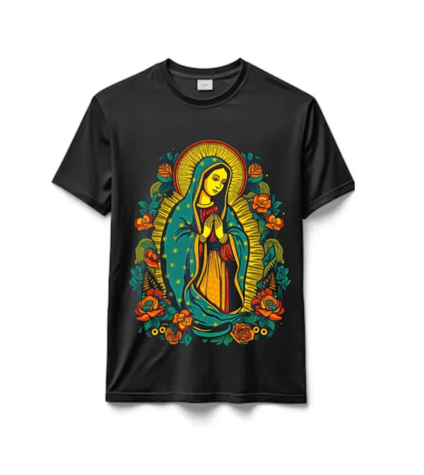Remeras 100% Algodón  La Virgen de Guadalupe