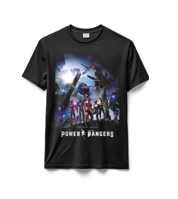 Remeras 100% Algodón Power Rangers
