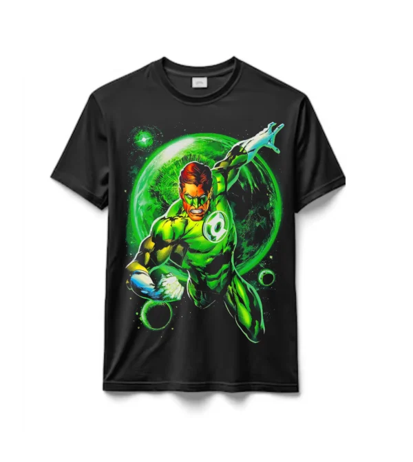 Remeras 100% Algodón La liga de la Justicia Superhéroes Linterna Verde - Imagen 2