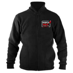 Campera Polar  Unisex Cuello Alto Premium Pon tu logo aquí marca o diseño pack por 12 Unidades